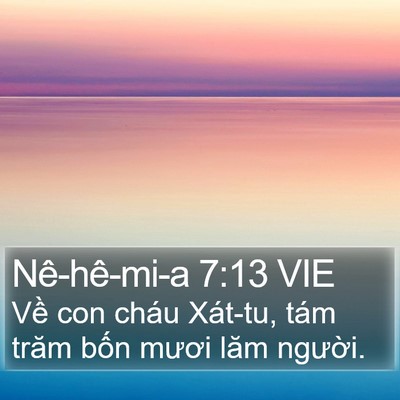 Nê-hê-mi-a 7:13 VIE Bible Verse Image