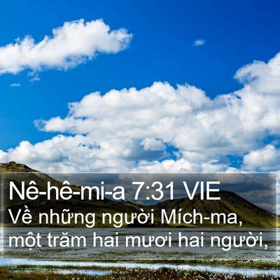Nê-hê-mi-a 7:31 VIE Bible Verse Image