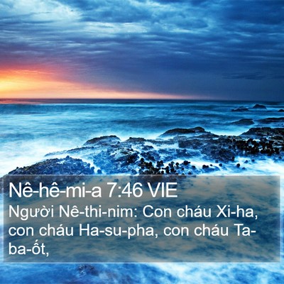 Nê-hê-mi-a 7:46 VIE Bible Verse Image