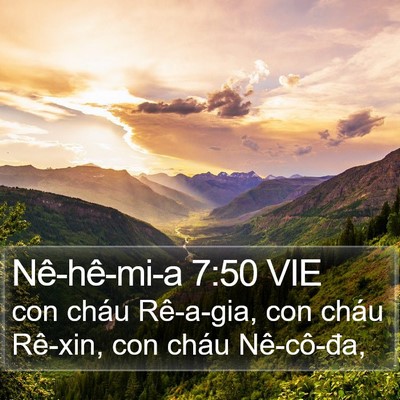 Nê-hê-mi-a 7:50 VIE Bible Verse Image