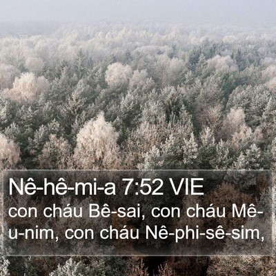 Nê-hê-mi-a 7:52 VIE Bible Verse Image