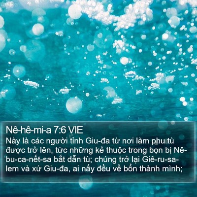 Nê-hê-mi-a 7:6 VIE Bible Verse Image