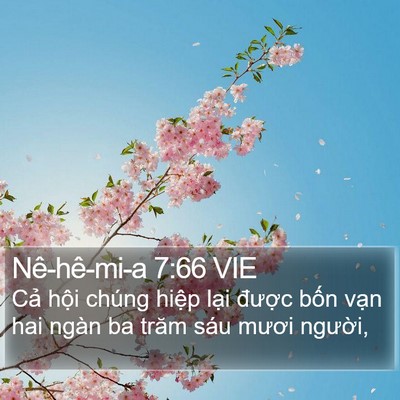 Nê-hê-mi-a 7:66 VIE Bible Verse Image