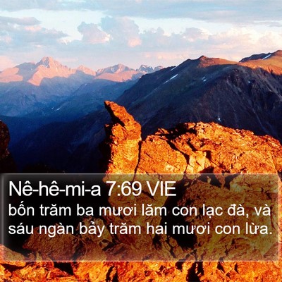 Nê-hê-mi-a 7:69 VIE Bible Verse Image