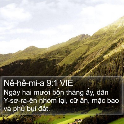 Nê-hê-mi-a 9:1 VIE Bible Verse Image