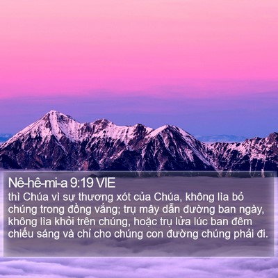 Nê-hê-mi-a 9:19 VIE Bible Verse Image