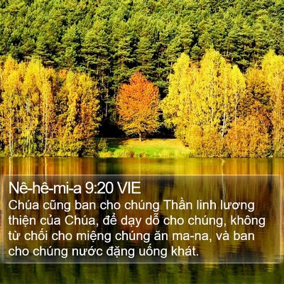 Nê-hê-mi-a 9:20 VIE Bible Verse Image