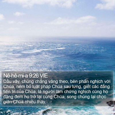 Nê-hê-mi-a 9:26 VIE Bible Verse Image