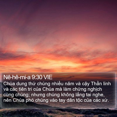 Nê-hê-mi-a 9:30 VIE Bible Verse Image