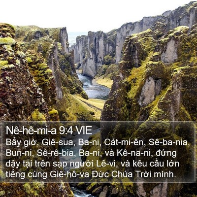 Nê-hê-mi-a 9:4 VIE Bible Verse Image