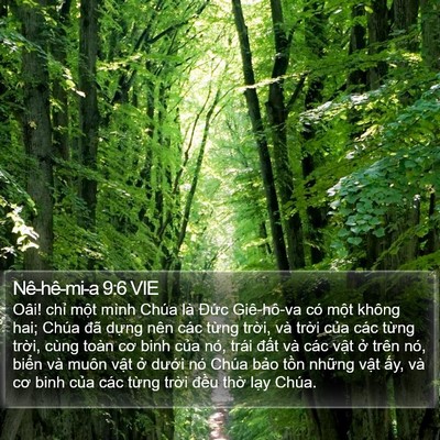 Nê-hê-mi-a 9:6 VIE Bible Verse Image