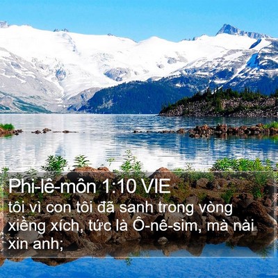 Phi-lê-môn 1:10 VIE Bible Verse Image