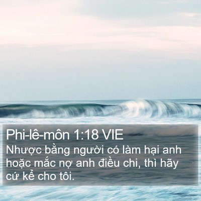 Phi-lê-môn 1:18 VIE Bible Verse Image