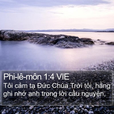 Phi-lê-môn 1:4 VIE Bible Verse Image