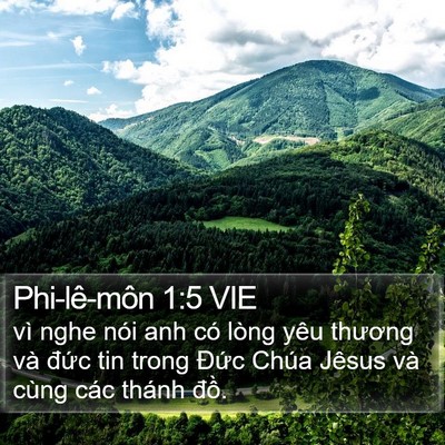 Phi-lê-môn 1:5 VIE Bible Verse Image
