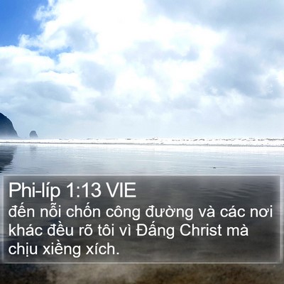 Phi-líp 1:13 VIE Bible Verse Image