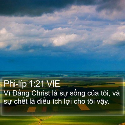 Phi-líp 1:21 VIE Bible Verse Image