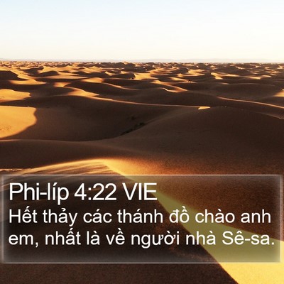 Phi-líp 4:22 VIE Bible Verse Image