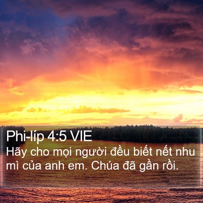 Phi-líp 4:5 VIE Bible Verse Image