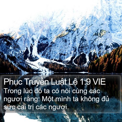 Phục Truyền Luật Lệ 1:9 VIE Bible Verse Image
