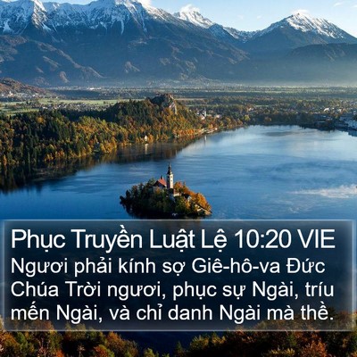 Phục Truyền Luật Lệ 10:20 VIE Bible Verse Image