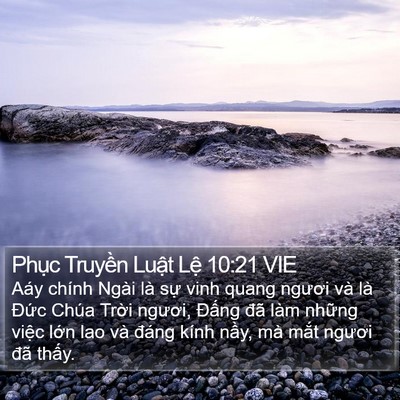 Phục Truyền Luật Lệ 10:21 VIE Bible Verse Image