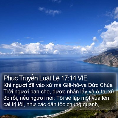 Phục Truyền Luật Lệ 17:14 VIE Bible Verse Image