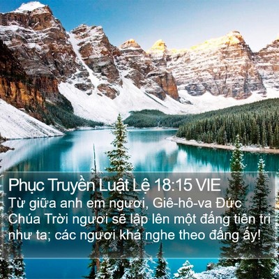 Phục Truyền Luật Lệ 18:15 VIE Bible Verse Image