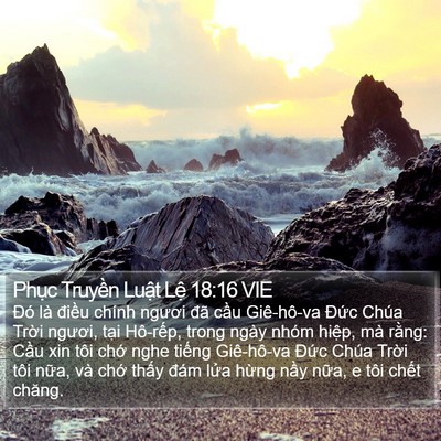 Phục Truyền Luật Lệ 18:16 VIE Bible Verse Image