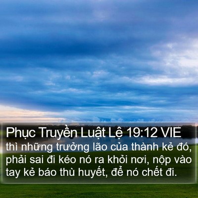 Phục Truyền Luật Lệ 19:12 VIE Bible Verse Image