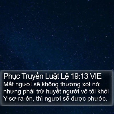 Phục Truyền Luật Lệ 19:13 VIE Bible Verse Image