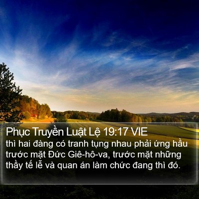 Phục Truyền Luật Lệ 19:17 VIE Bible Verse Image
