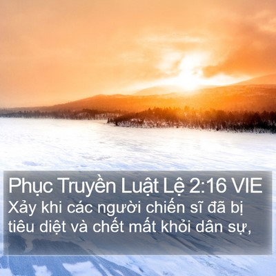 Phục Truyền Luật Lệ 2:16 VIE Bible Verse Image