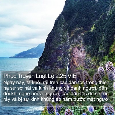Phục Truyền Luật Lệ 2:25 VIE Bible Verse Image