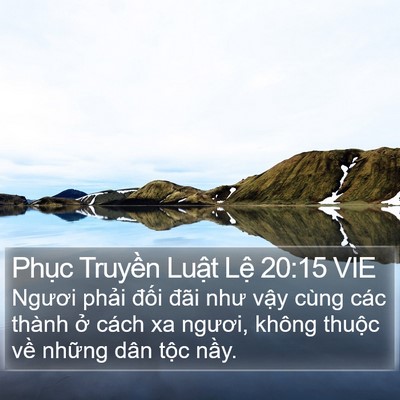 Phục Truyền Luật Lệ 20:15 VIE Bible Verse Image