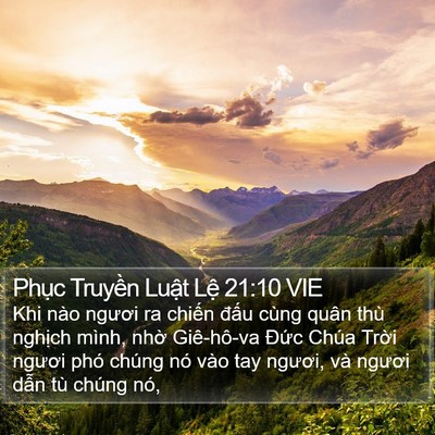 Phục Truyền Luật Lệ 21:10 VIE Bible Verse Image