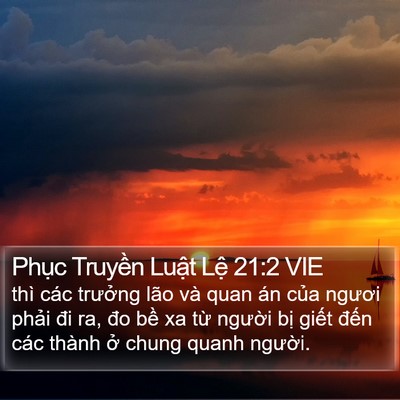 Phục Truyền Luật Lệ 21:2 VIE Bible Verse Image