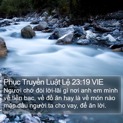 Phục Truyền Luật Lệ 23:19 VIE Bible Verse Image