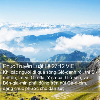 Phục Truyền Luật Lệ 27:12 VIE Bible Verse Image