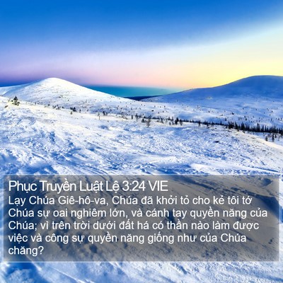Phục Truyền Luật Lệ 3:24 VIE Bible Verse Image