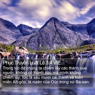Phục Truyền Luật Lệ 3:4 VIE Bible Verse Image