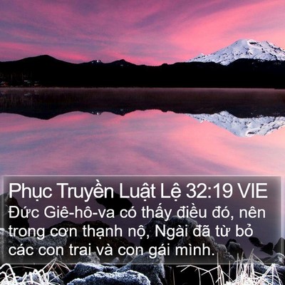 Phục Truyền Luật Lệ 32:19 VIE Bible Verse Image