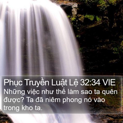 Phục Truyền Luật Lệ 32:34 VIE Bible Verse Image