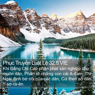 Phục Truyền Luật Lệ 32:8 VIE Bible Verse Image