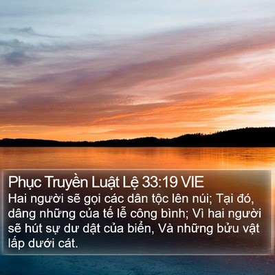 Phục Truyền Luật Lệ 33:19 VIE Bible Verse Image