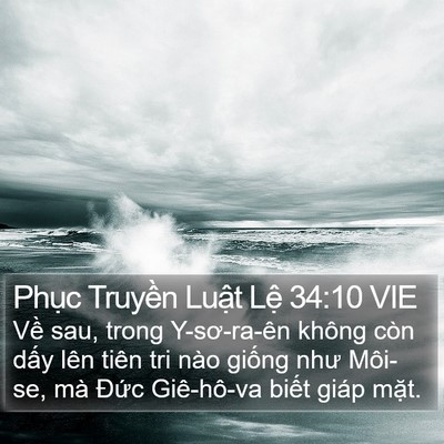 Phục Truyền Luật Lệ 34:10 VIE Bible Verse Image