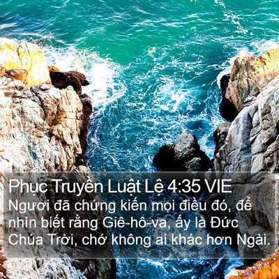 Phục Truyền Luật Lệ 4:35 VIE Bible Verse Image