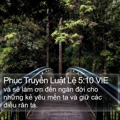 Phục Truyền Luật Lệ 5:10 VIE Bible Verse Image
