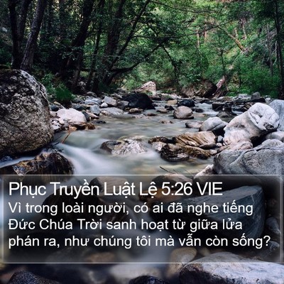 Phục Truyền Luật Lệ 5:26 VIE Bible Verse Image