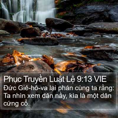 Phục Truyền Luật Lệ 9:13 VIE Bible Verse Image